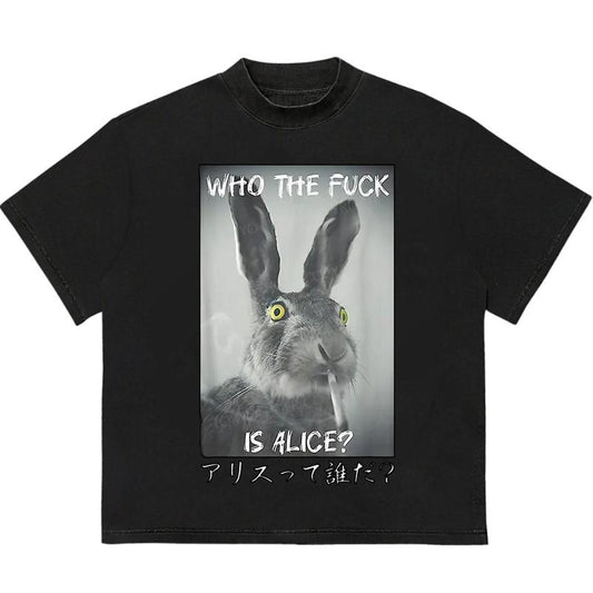 Who the Fck is Alice T-Shirt Customizable Graphic Relaxed Fit Stylish Gift for Her
