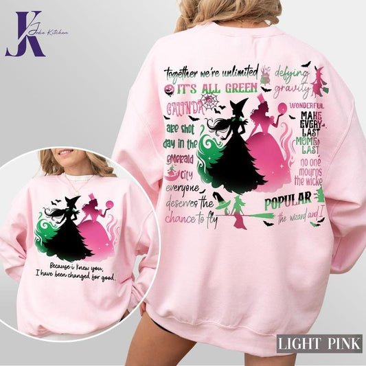 Wicked A New Musical Sweatshirt, The Untold Story Of The Witches Of Oz Shirt, Wicked Shirt, Broadway Musical Gift For Her, Witches Of OZ Tee