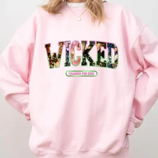 Wicked Musical Sweatshirt with Defy Gravity Broomstick Magic Wand - Fabric, Pullover