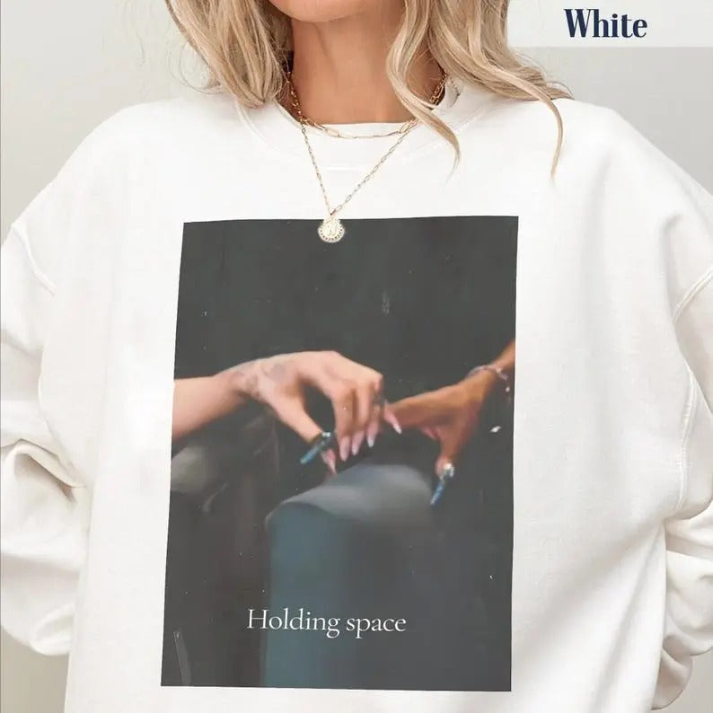 Wicked Sweatshirt Holding Space Cynthia Finger Hold Defying Gravity Meme Wicked Movie Gift Trendy Crewneck