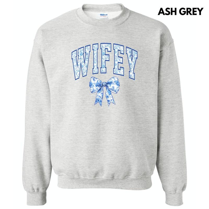 Wifey Ginger Jar Florals Sweatshirt 'NLB' T-Shirts, Hoodie | DripVista.com