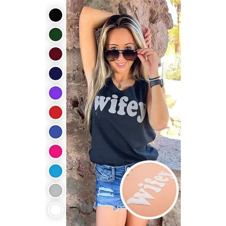 Wifey Magic Puff Tank Top T-Shirts, Hoodie, Sweatshirt | DripVista.com