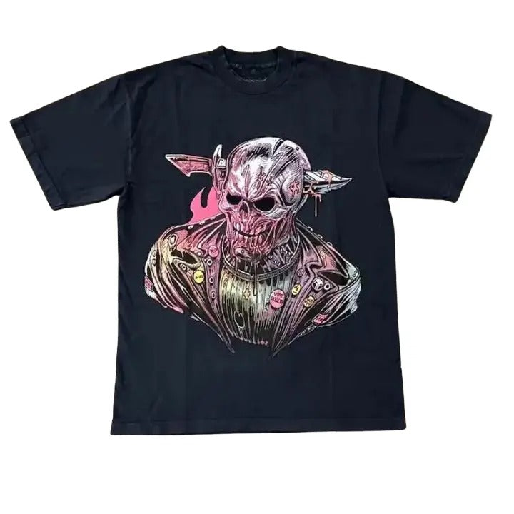 Wild Bunch Portrait 1486 T-Shirt, Vintage Graphic Tees Skull Gothic Biker Grunge Y2k Emo Scene Amity Affliction Style...