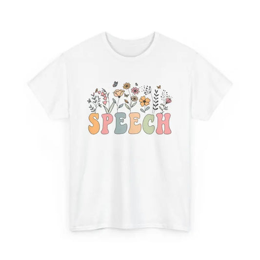 Wildflower Speech Shirt, Floral Speech Language Pathologist T-Shirt, witchy cottagecore clothing, throne of glass book merch, acotar