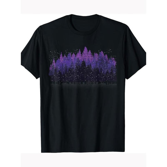 Wildlife Outdoor Trees Natural Forest T-shirt  100% cotton T-shirt Made in USA