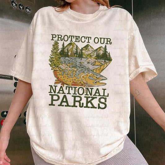 Wildlife Protect National Parks Shirt, Parks Over Profit, Protect Our Parks Shirt, 63 Parks National Park, Park Ranger, Granola
