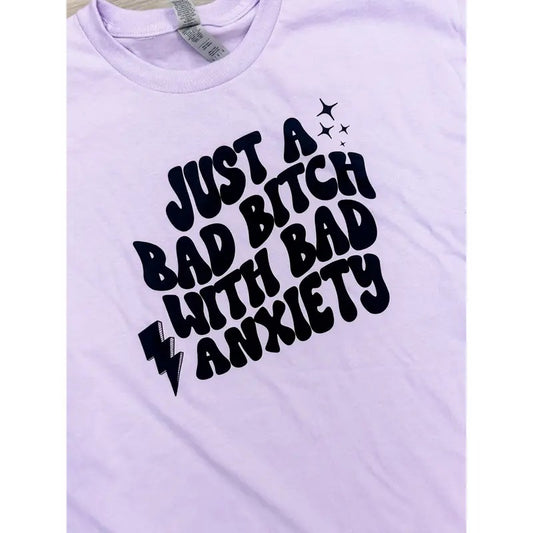 With Bad Anxiety Graphic Tee