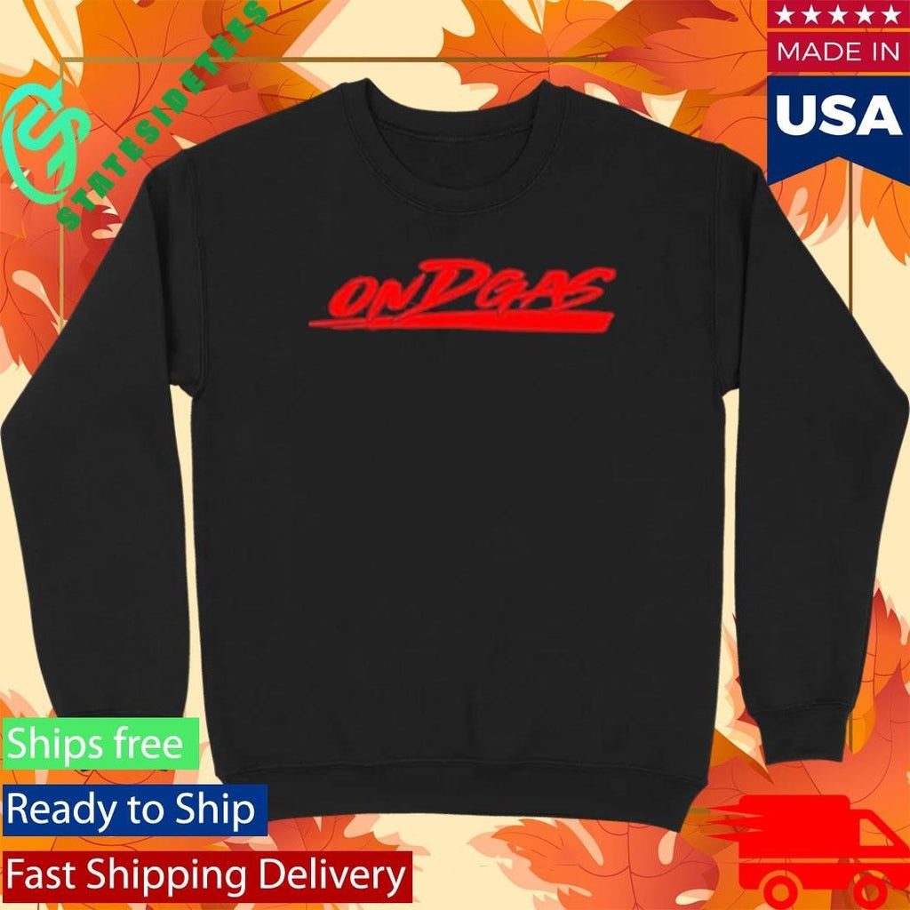With Red Reflective Ondgas Logo Shirt
