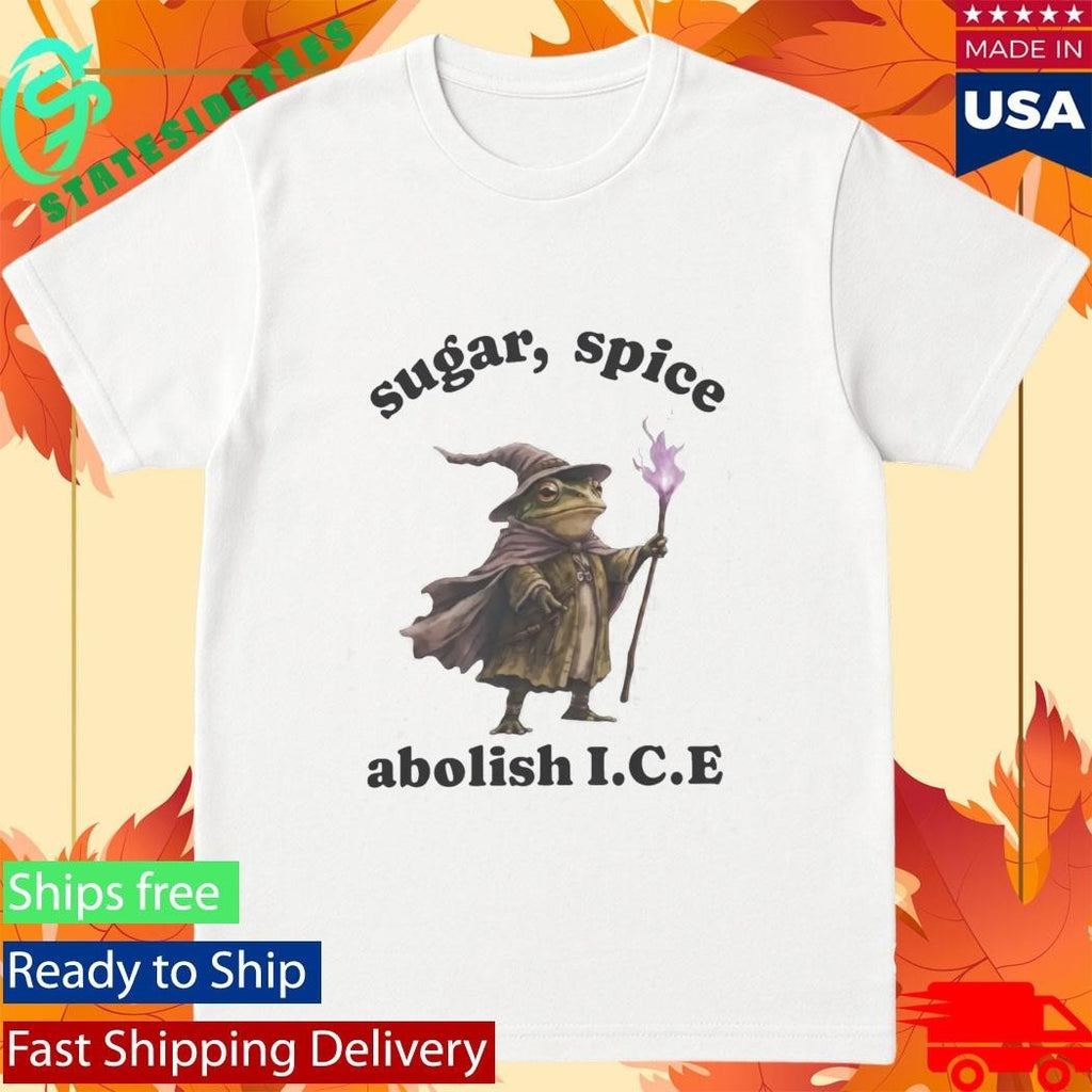 Wizard Frog Sugar Spice Abolish ICE 2026 Shirt
