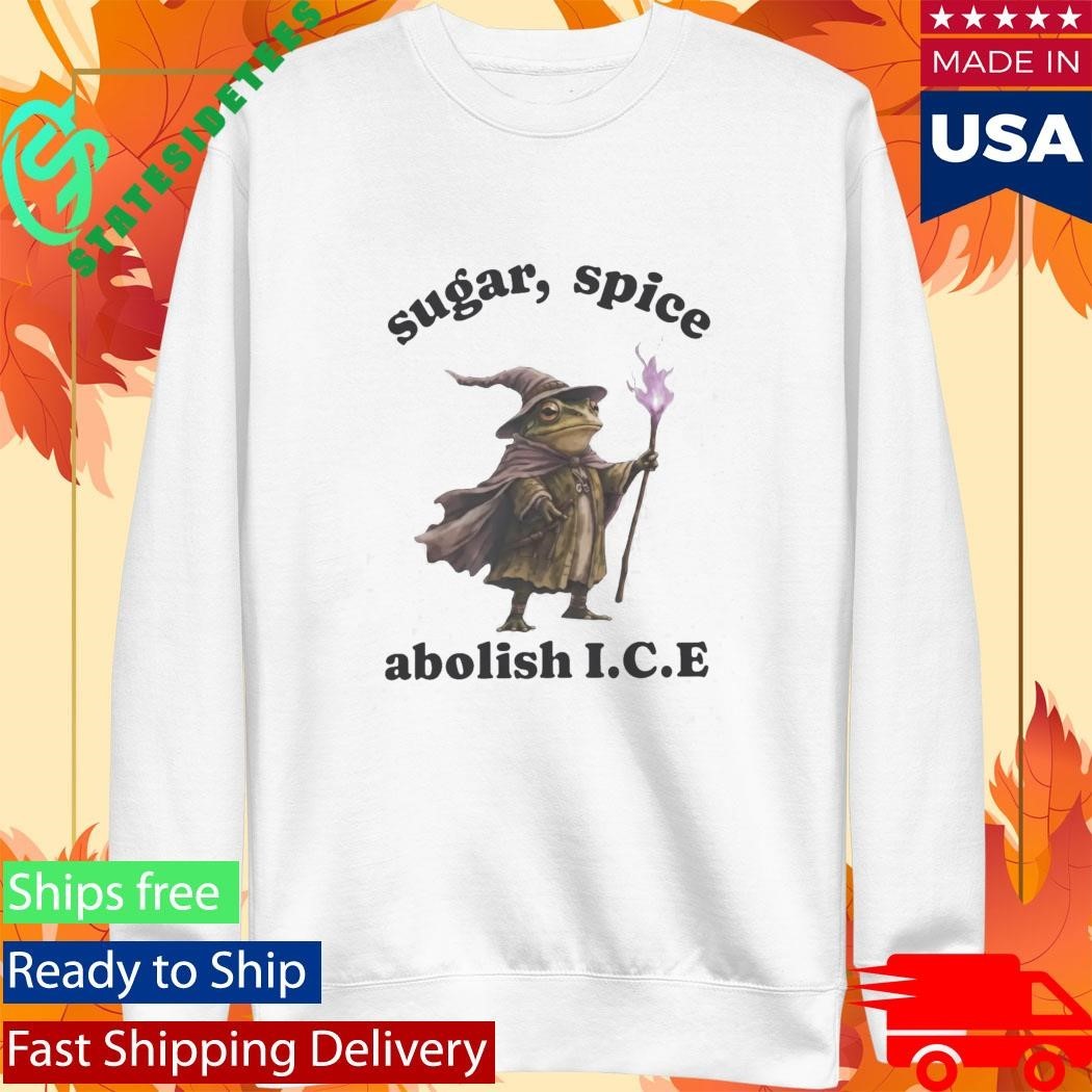 Wizard Frog Sugar Spice Abolish ICE 2026 Shirt