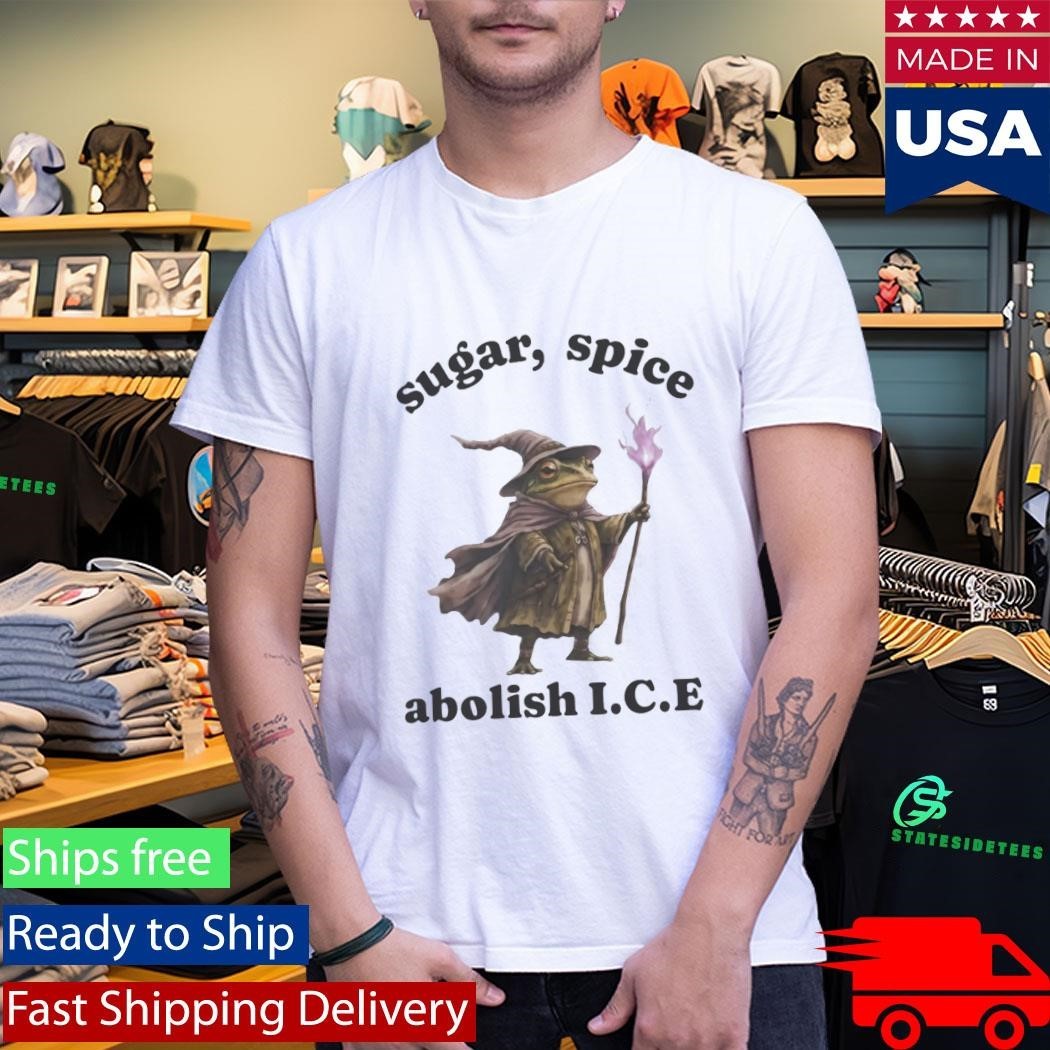 Wizard Frog Sugar Spice Abolish ICE 2026 Shirt