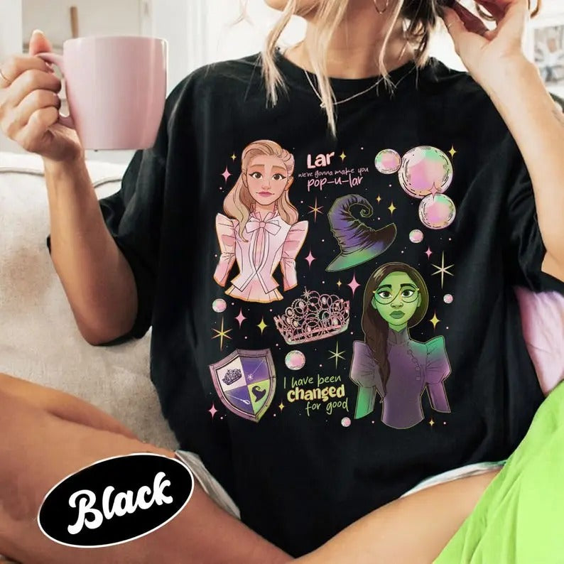 Wizard Movie Fan T-Shirt, Wicked Change For Good Shirts, Popular