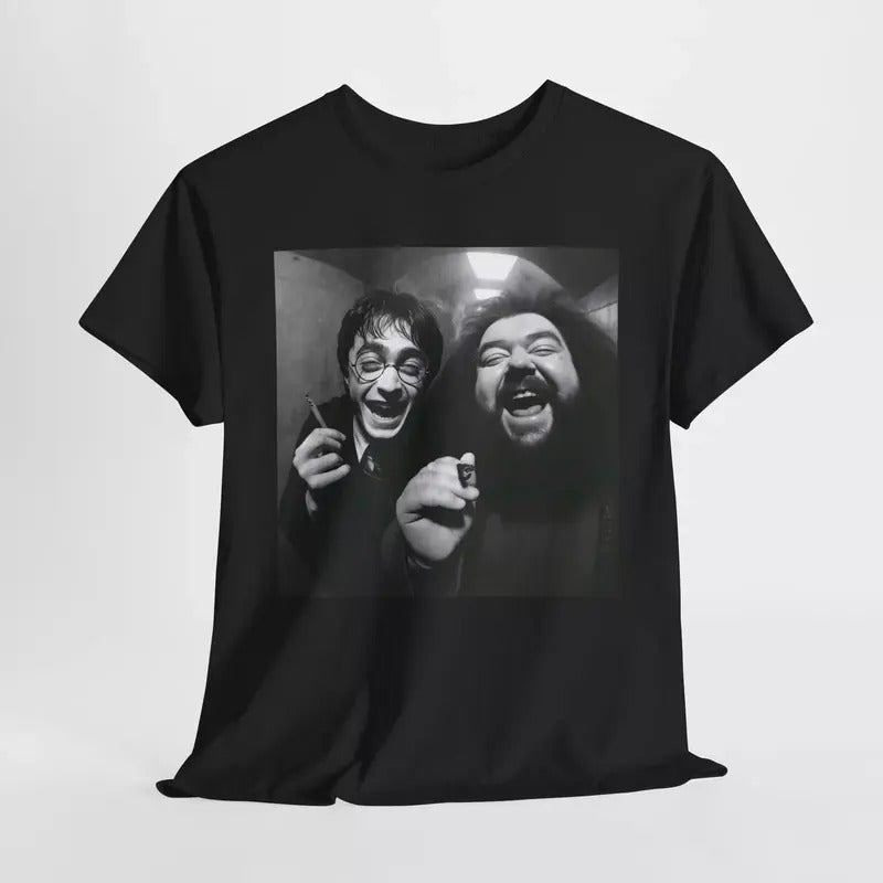 Wizard school Wizard school Hagrid Smoking Funny Shirt Novelty Cotton unisex TShirt Hoodie, Sweatshirt | DripVista.com