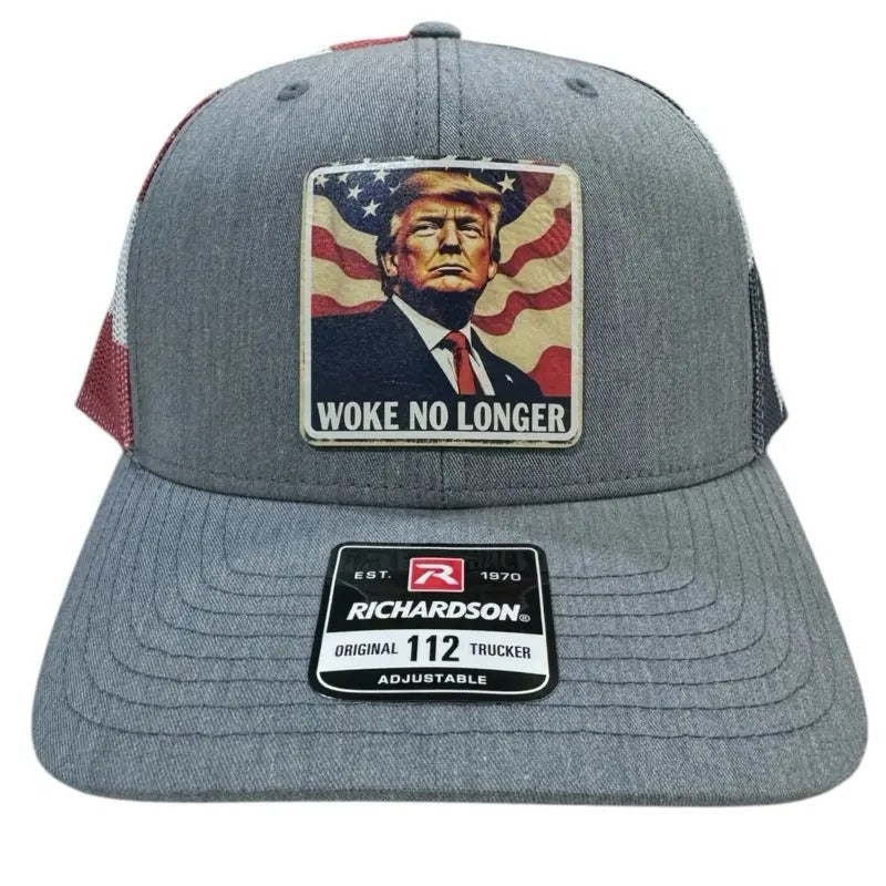 Woke No Longer! Available on Richardson 112, FlexFit, Flat Bills and Golf Hats T-Shirts, Hoodie, Sweatshirt | DripVista.com