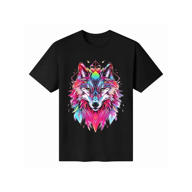 Wolf And Wolf T-Shirts For Men Made in USA Hoodie, Sweatshirt | DripVista.com
