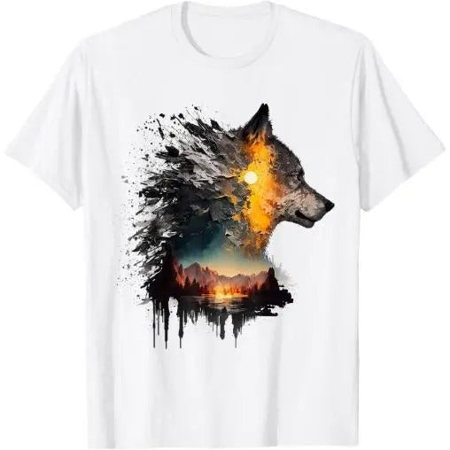 Wolf animal lovers, animal wolf T-Shirt Made in USA Hoodie, Sweatshirt | DripVista.com