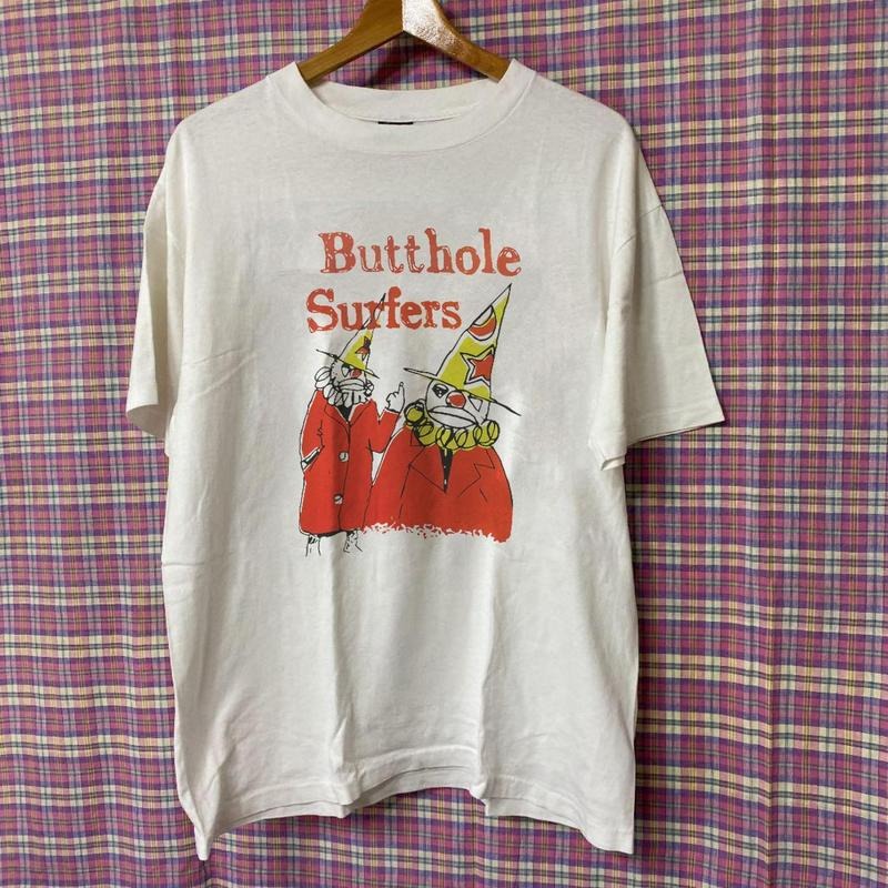 Bootleg 1996 Vintage Bu11hole Surfers T-Shirt, For Men/Women - Unisex Style, 100% Cotton, Menswear Tops Streetwear Tshirt graphic  tee