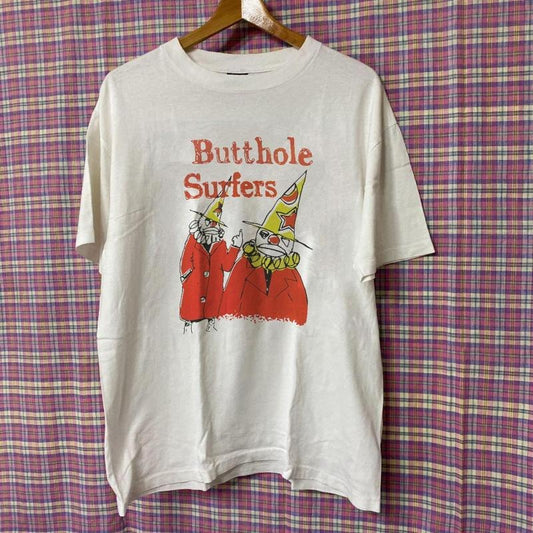 Bootleg 1996 Vintage Bu11hole Surfers T-Shirt, For Men/Women - Unisex Style, 100% Cotton, Menswear Tops Streetwear Tshirt graphic  tee