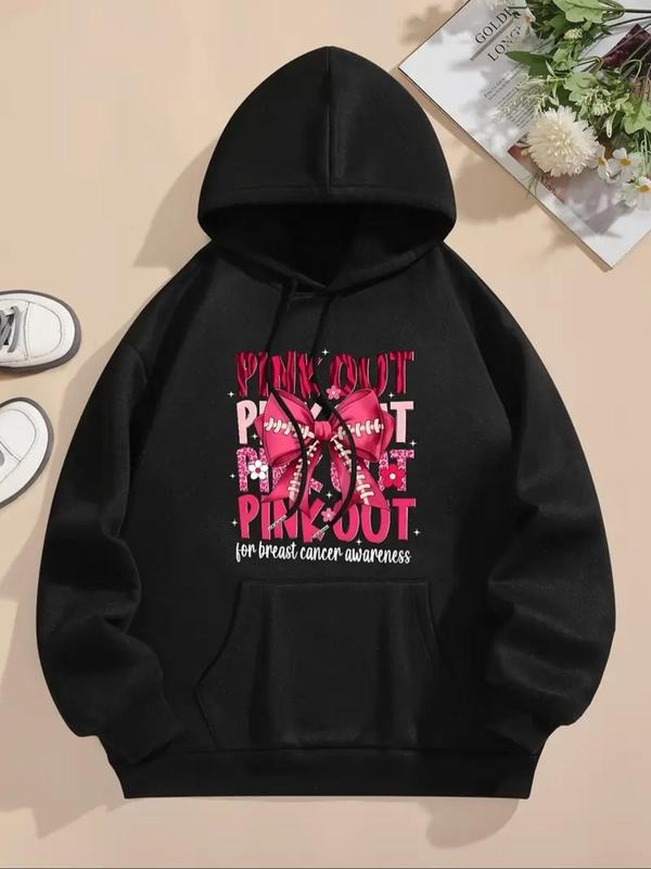 Women'WB shield Butterfly & Lightsaber brand Print Drop Shoulder Hoodie, Fashion Casual Drawstring Pocket Hooded...