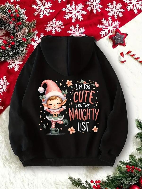 Women'WB shield Cartoon Letter Print Drawstring Pocket Hoodie, 2024 New Style Casual Long Sleeve Hooded Sweatshirt for...