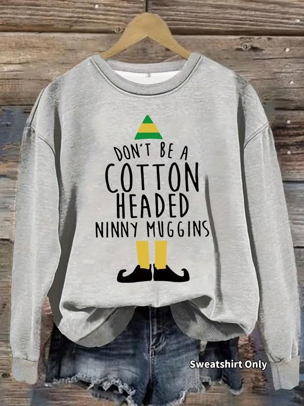 Women'WB shield Casual Creative Slogan Sweatshirt, FOG Long Sleeve Round Neck Pullover, All-Season Comfort, Durable...