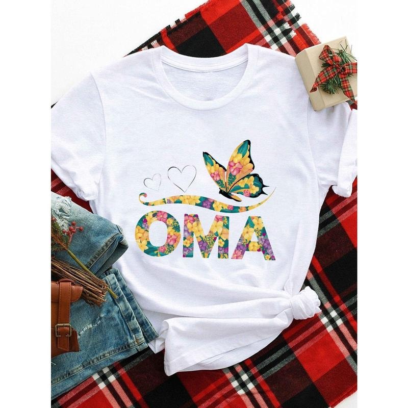 Women'WB shield Casual T-Shirt with Geometric Floral Design