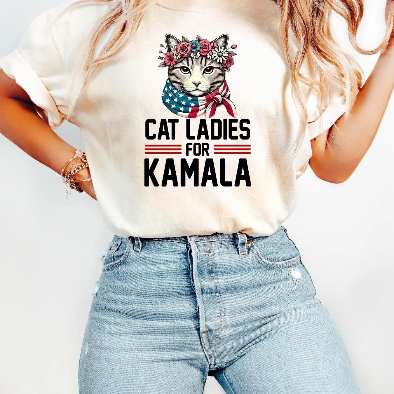 Women'WB shield Cat & Letter Print Round Neck Tee, Casual Drop Shoulder Half Sleeve T-shirt for Summer, Fashion Women'WB...