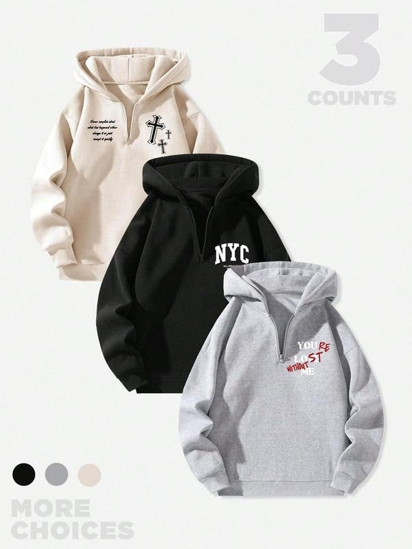 Women'WB shield Cross Print Hoodie, Casual Long Sleeve Hooded Sweatshirt for Spring, Fashion Women'WB shield Top for...