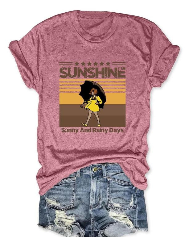 Women'WB shield Figure & Letter Print Round Neck Graphic Tee, Vintage Trendy Casual Short Sleeve T-shirt for Daily Wear,...