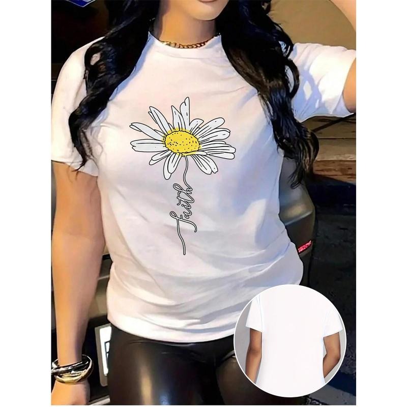 Women'WB shield Floral Print T-Shirt