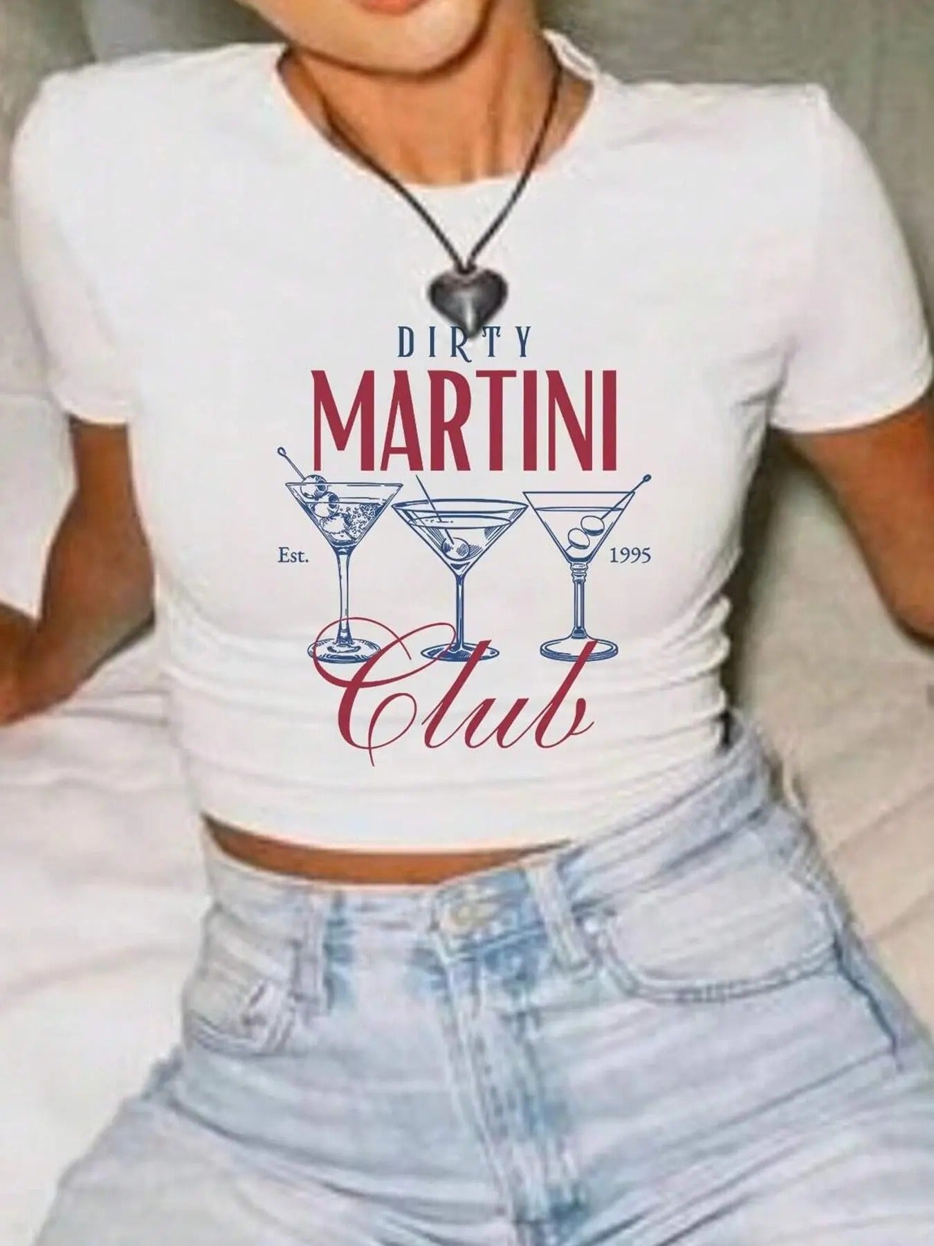 Women'WB shield Goblet & Letter Print Round Neck Crop Tee, Trendy Short Sleeve Cropped T-Shirt, Ladies Spiky hair...