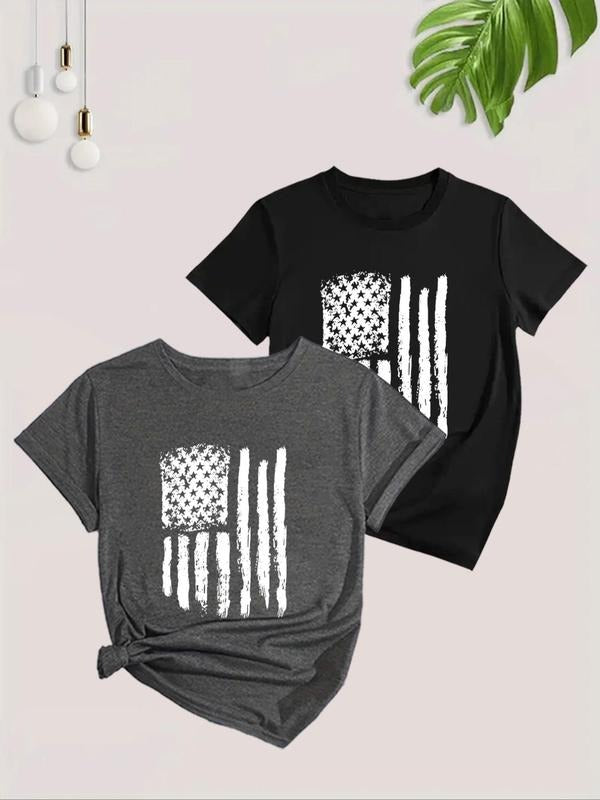 Women'WB shield Graphic Short Sleeve Tee, Casual Round Neck T-Shirt for Summer, Ladies TNF for Daily Wear Hoodie, Sweatshirt