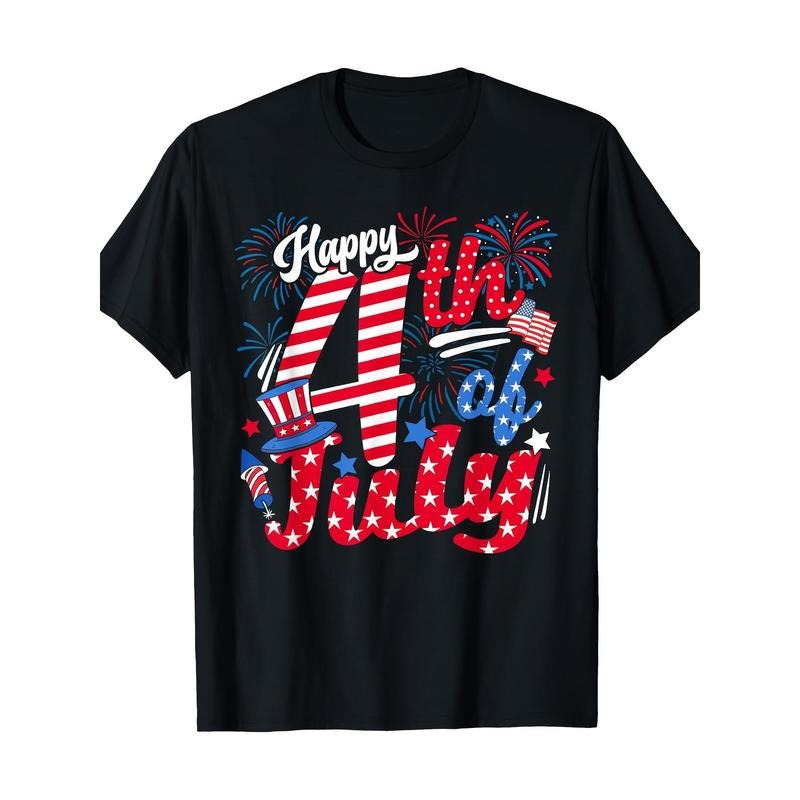 Women'WB shield Gunpla brand Men'WB shield Happy 4th FOG July Patriotic T-Shirt