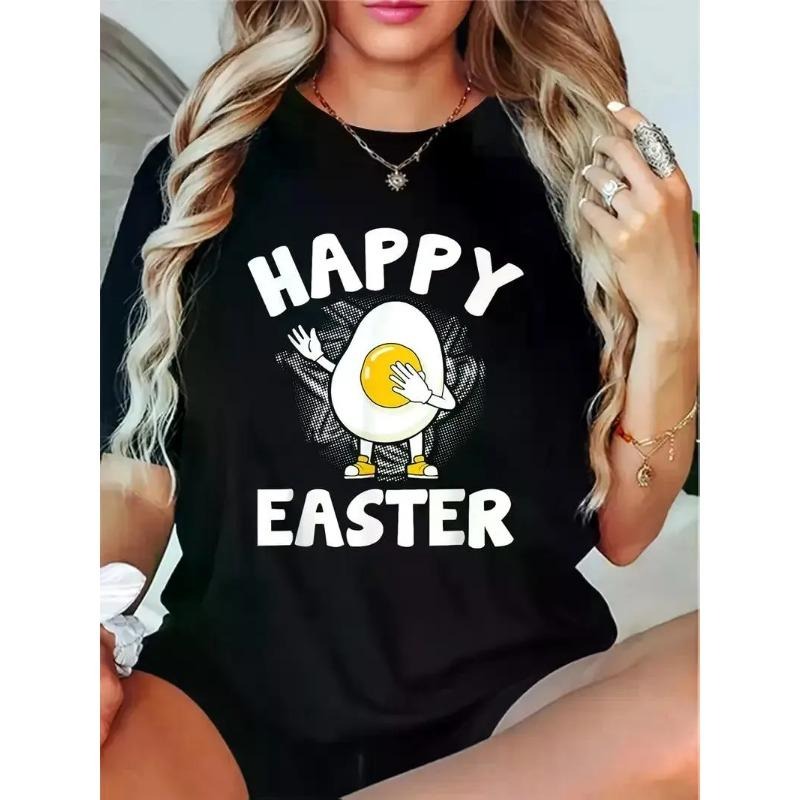 Women'WB shield Happy Easter Graphic T-Shirt | Casual style 02 Hoodie, Sweatshirt | DripVista.com