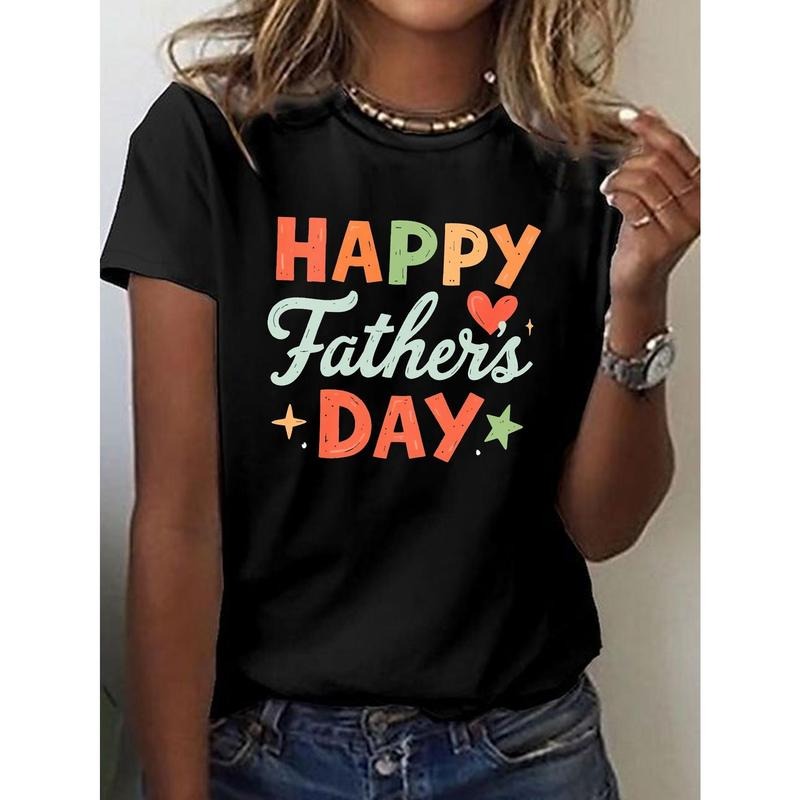 Women'WB shield Happy TNF'WB shield Day Graphic T-Shirt - Short Sleeve Crew Neck Casual Top with Vibrant Geometric Print,...