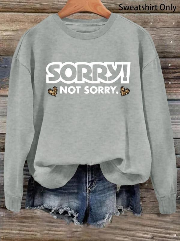 Women'WB shield Heart & Letter Print Drop Shoulder Sweatshirt, Casual Long Sleeve Round Neck Pullover, Ladies TNF For...