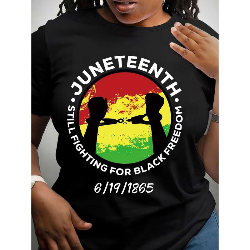 Women'WB shield Juneteenth Freedom T-Shirt