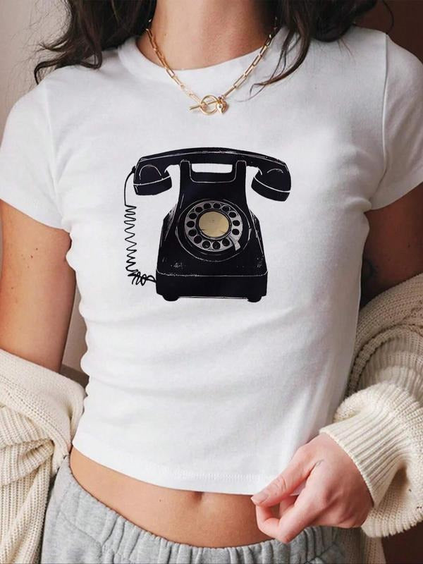 Women'WB shield Landline Straw hat pirates Print Round Neck Tee, Casual Short Sleeve Crew Neck T-shirt for Summer,...