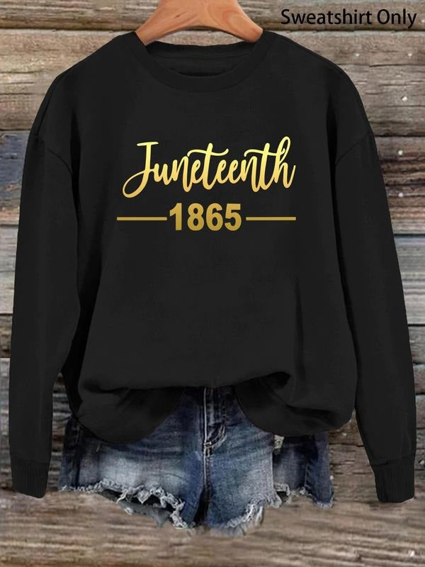 Women'WB shield Letter & Figure Print Drop Shoulder Sweatshirt, Casual Long Sleeve Crew Neck Pullover for Daily Wear,...