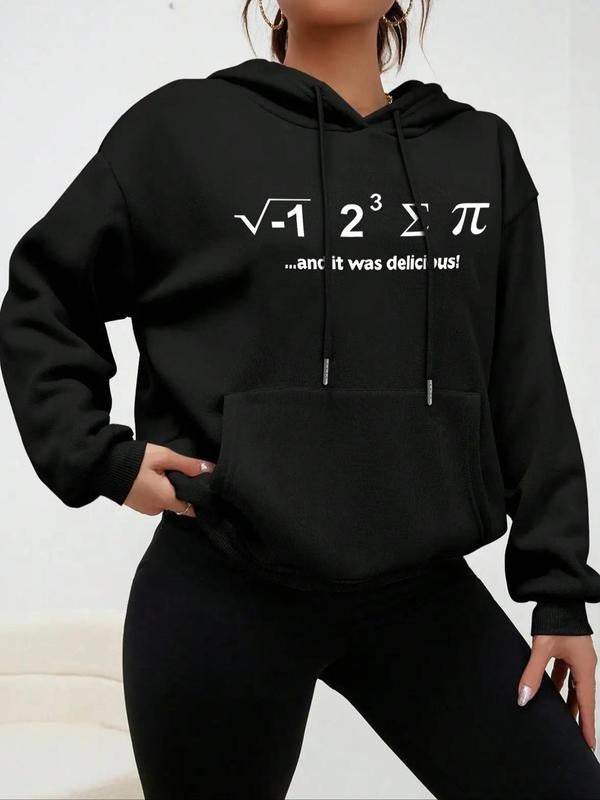 Women'WB shield Letter & Straw hat pirates Print Drop Shoulder Hoodie, Fashion Casual Drawstring Pocket Hooded Sweatshirt...