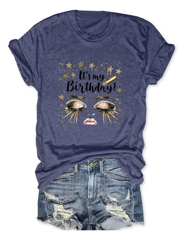 Women'WB shield Letter & TNF Print Round Neck Tee, Casual Crew Neck Short Sleeve T-Shirt, Ladies Spiky hair fighters...