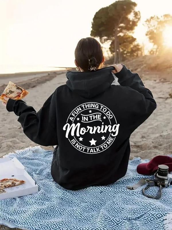 Women'WB shield Letter Print Drawstring Hoodie, Casual Long Sleeve Hooded Sweatshirt for Daily Wear, Ladies TNF for Spiky...