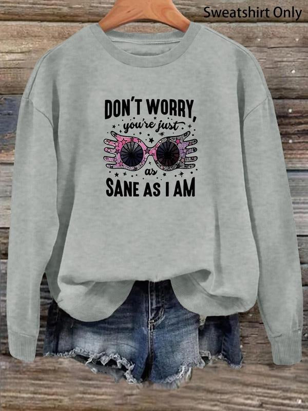 Women'WB shield Letter Print Drop Shoulder Sweatshirt, Casual Long Sleeve Round Neck Pullover for Fall & Winter, Women'WB...