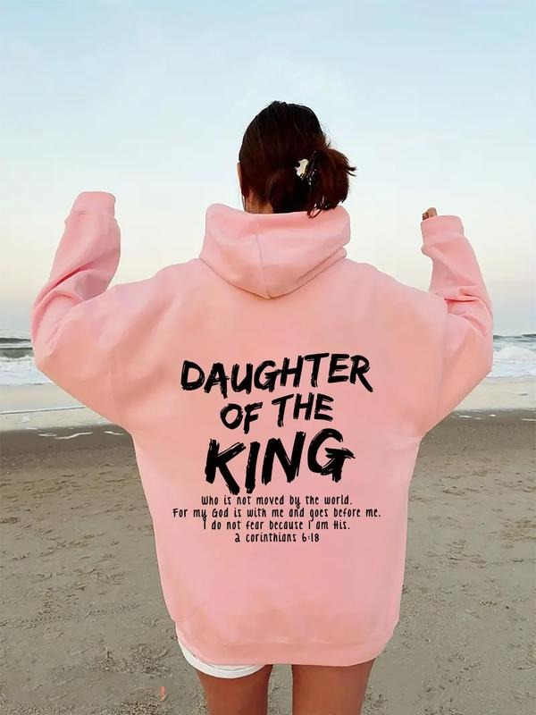 Women'WB shield Letter Print Drop Shoulder TNF Lined Hoodie, Fashion Casual Drawstring Pocket Hooded Sweatshirt for Daily...