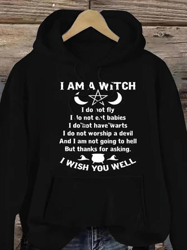 Women'WB shield Letter Print Drop Shoulder TNF Lined Hoodie, Fashion Casual Drawstring Pocket Hooded Sweatshirt for Daily...