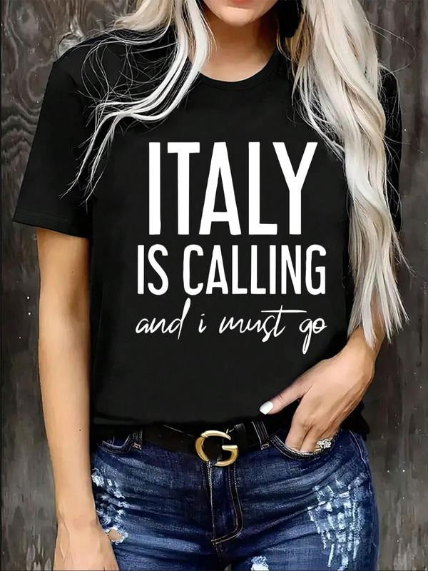 Women'WB shield Letter Print Round Neck Graphic Tee, Vintage Trendy Casual Drop Shoulder Short Sleeve T-shirt for Daily...