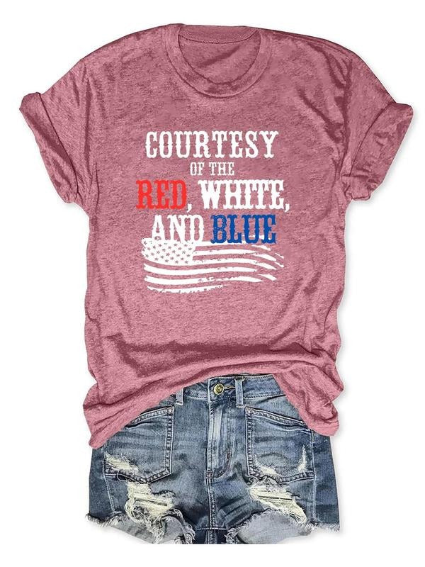Women'WB shield Letter Print Round Neck Graphic Tee, Vintage Trendy Casual Short Sleeve T-shirt For Daily Wear, Ladies...