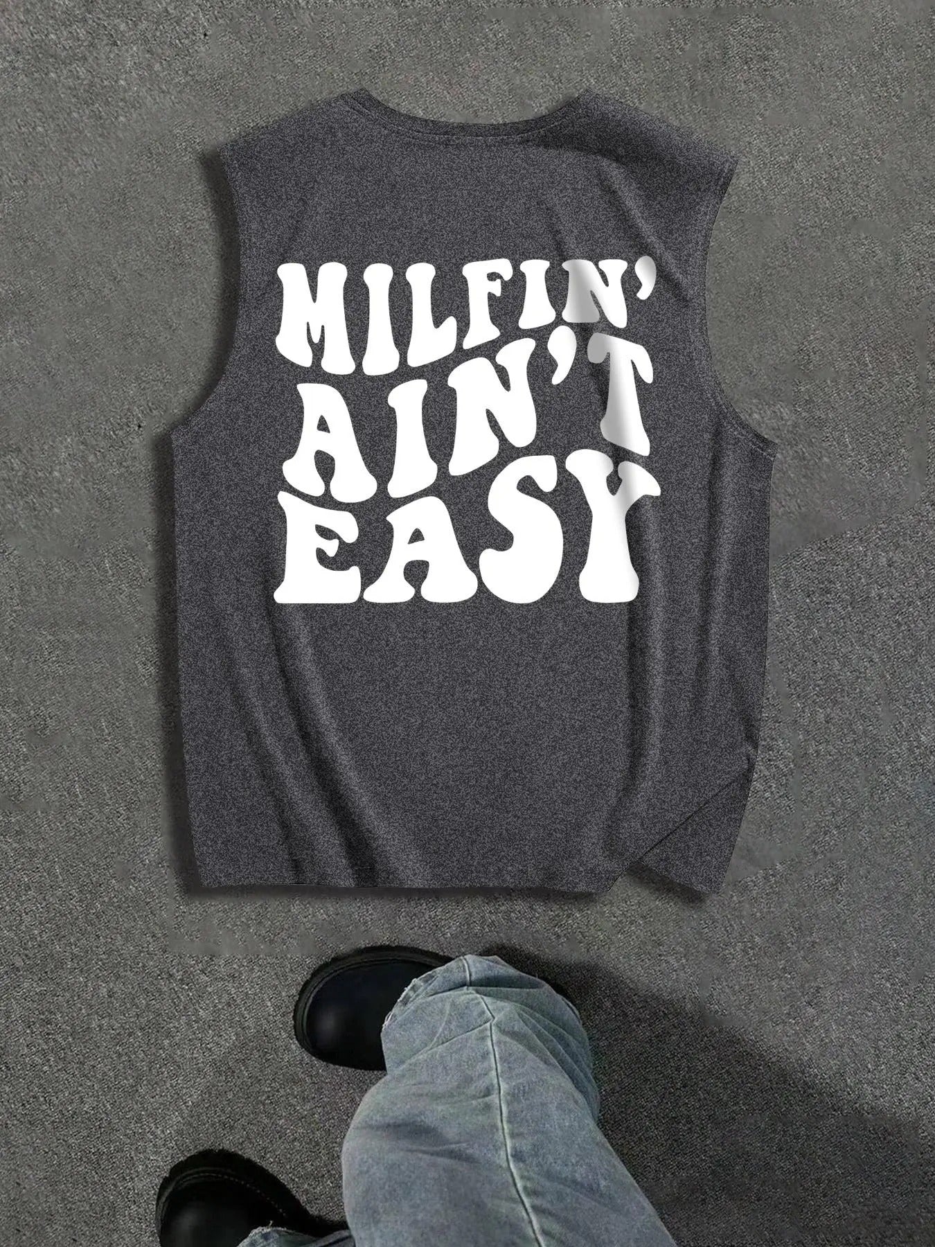 Women'WB shield Letter Print Round Neck Tank Top, Casual Sleeveless Crew Neck Top for Summer, Fashion Women'WB shield Top...