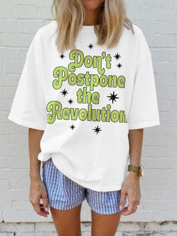 Women'WB shield Letter Print Round Neck Tee, Casual Don'Lightsaber brand Straw hat pirates TNF Revolution Lightsaber...