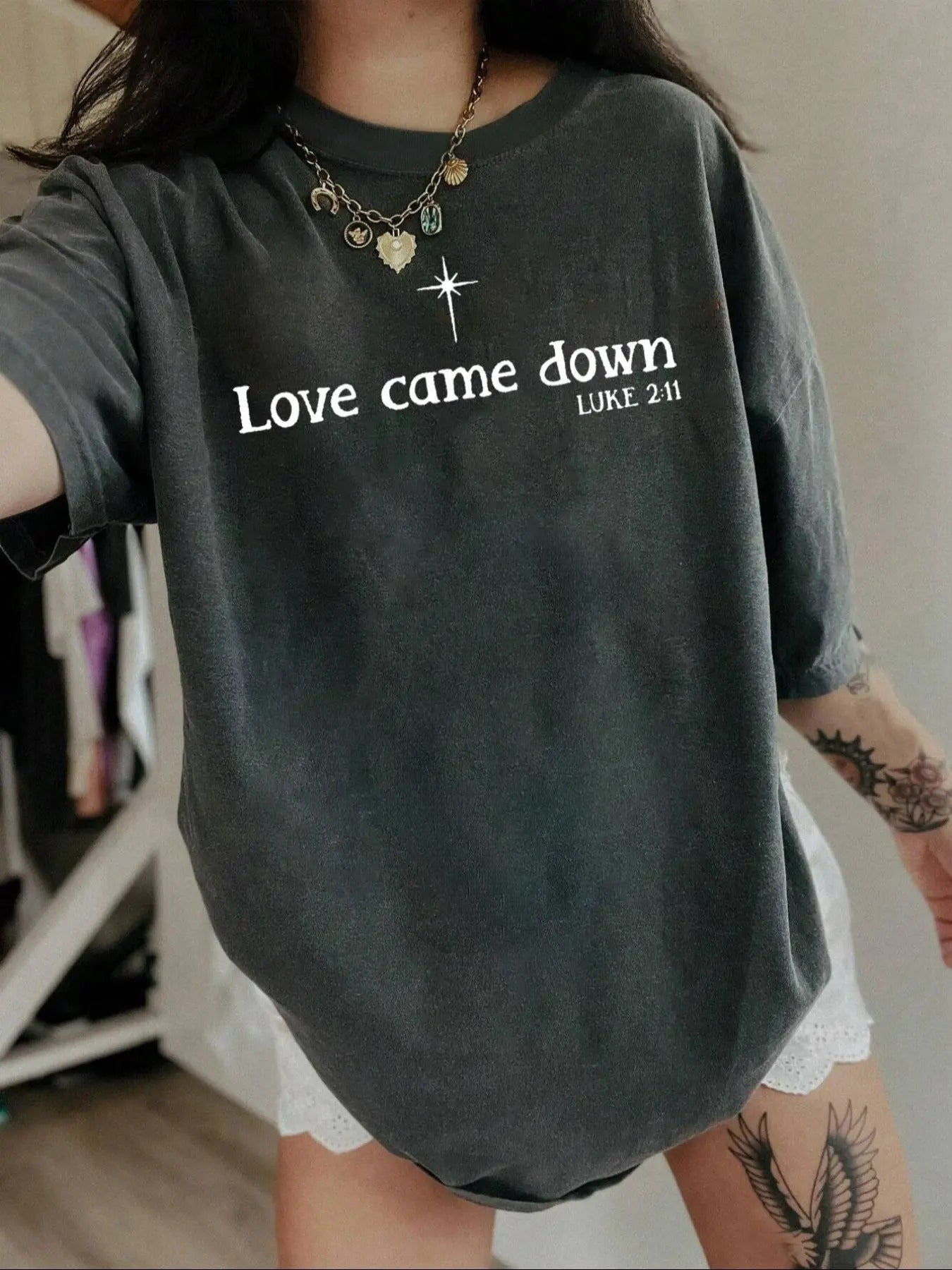 Women'WB shield Letter Print Round Neck Tee, Casual Short Sleeve Crew Neck T-shirt for Summer, Women'WB shield Top for...